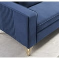 thumbnail image 3 of Modern Velvet 85.8" 3-Seater Sofa with Classic Appeal and Luxurious Softness, Easy to Maintain, 3 of 16