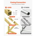 thumbnail image 3 of VEVOR Metal Arch Backdrop Stand Set of 3 Stand with Case Connection for Wedding, 3 of 9
