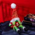thumbnail image 2 of Navidad Muñecos De Peluche Adornos Navideños Monstruo De Pelo Verde Muñeco Enano Adornos Para Sofá Chimenea Dormitorio Yuarrent HA047140-01, 2 of 6
