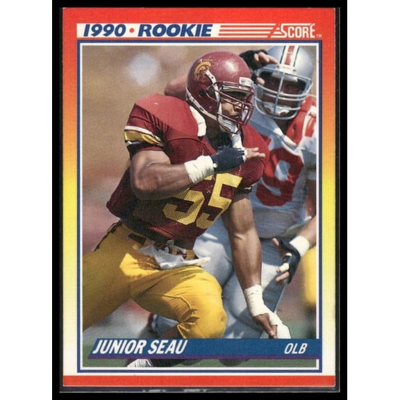 1990 Score Junior Seau #302 RC USC Trojans Football Card