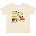 thumbnail image 3 of Inktastic My First Halloween- Train with Pumpkins, Bats, Cat,and Ghost Boys or Girls Baby T-Shirt, 3 of 5