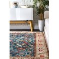 thumbnail image 2 of nuLOOM Floral Print Traditional Area Rugs, Blue, 2 of 7