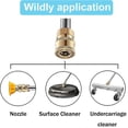 thumbnail image 4 of 2 Pack Pressure Washer Extension Cord, 17 Cleaning Tools Replacement Lance with 1/4 Quick Connect for Pressure Washer, Gun, Cleaning Machine, 4 of 5