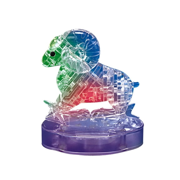BESTSKY 3D Crystal Puzzle with Light-up Base for Adult Zodiac Puzzle Constellation Series