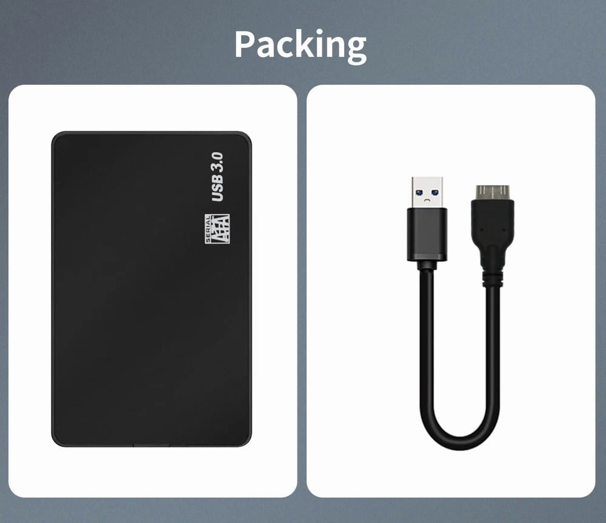 Case Hd Externo USB 3.0 to 2.5 Inch HDD SSD Enclosure External Hard Drive Disk Box for PC Laptop ,Easy to Use