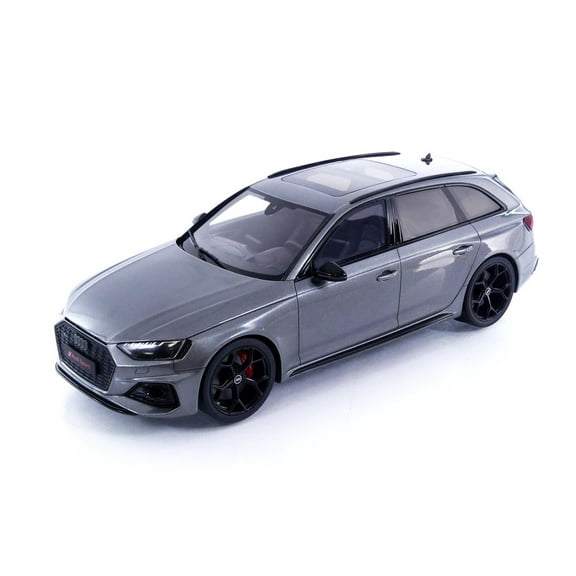 Audi RS 4 Competition Gray Metallic 1/18 Model Car by GT Spirit