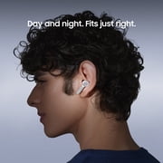 Samsung Galaxy Buds4 Pro Bluetooth Headphones and Charging Case, White