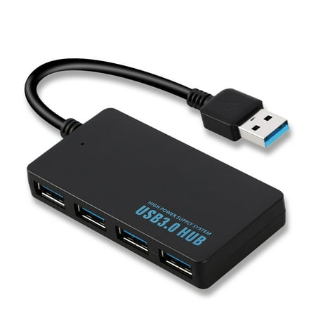 USB Hub, TSV 4 Port USB 3.0 Ultra Slim Portable Data Hub Applicable for iMac Pro, MacBook Air, Mac Mini/Pro, Surface Pro, Notebook PC, Laptop, USB Flash Drives, and Mobile