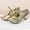 Gold, variant on Babysbule Womens Winter Shoes Lady Style Shallow Mouth Modern Dance Latin Dance Square Dance Shoe Low Top Soft Shoes