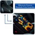 thumbnail image 5 of Butterfly Soft, Comfortable 12.5x8.2 Inch Furry Printed Armrest Pad Cover - Armrest Accessory for Car, 5 of 6
