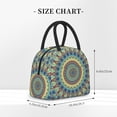 thumbnail image 2 of Disketp Round Mandala1 Bolsa Térmica para Almuerzo, Lonchera con Abertura Amplia y Gran Capacidad, Organizador Reutilizable para Mujeres, Hombres y Adultos, 2 of 6