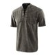 thumbnail image 1 of Camiseta gótica retro para hombre: cuello en V con cordones, bolsillo, manga corta, poliéster, corte holgado, tallas S-XXXXXL, ideal para llevar con ropa informal y de fiesta., 1 of 2