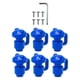 thumbnail image 2 of Cubierta Universal para poste tornillo, cubierta protectora para , sombrero para , accesorios de repuesto para , Azul DYNWAVEMX Cubierta de la barra de trampolín, 2 of 6