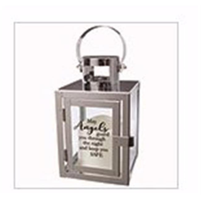Carson Home Accents 181959 Lantern Angels with LED Candle & Timer