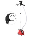 thumbnail image 6 of M Buder Freestanding Garment Clothes Fabric Steamer, 11 Adjustable Stalls, 1700W, 1.7L Capacity, Red (9.84 in / 25 cm x 7.87 in / 20 cm x 7.67 in / 19.5 cm), 6 of 9