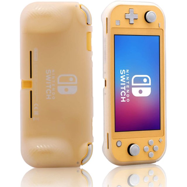 Grip Case for Nintendo Switch Lite, Clear White TPU Case for Nintendo Switch lite