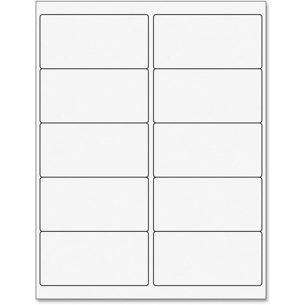 Ace Label Systems 10UP Sheet, Label 2 x 4 (AVERY Sized)
