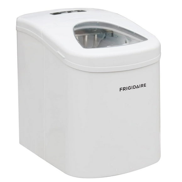 Frigidaire Countertop Compact Ice Maker with 26lbs Capacity Production per Day - White