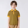 thumbnail image 5 of Boy Polo Shirts Boys Short Sleeve Shirt Boys Striped Shirts Boys Spring Shirt for Boys 4-5 Years, 5 of 7