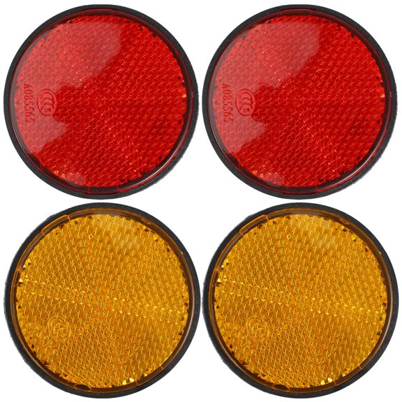 4 reflectores para coche, reflectores para camiones, reflectores para vehículos, reflectores redondos para remolques de entrada