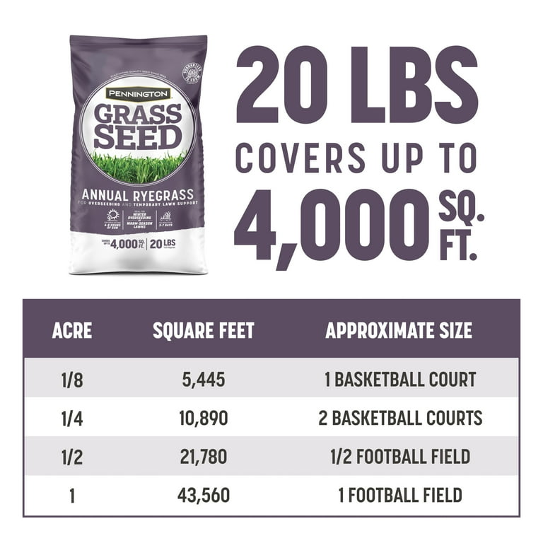 Pennington Annual Ryegrass; 20 lbs Pennington Annual Ryegrass; 20 lbs