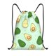 thumbnail image 1 of Fotbe Avocado Bolsa Mochila con Cordón Estampada, Bolsa de Gimnasio Deportiva, Bolsa Cinch, Bolsa con Cordón para Hombres y Mujeres-Small, 1 of 6