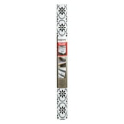 EasyLiner Removable Adhesive Shelf Liner, Black And White Tile 20 x 15 Roll