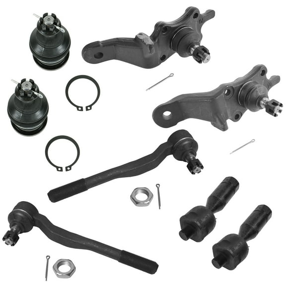 TRQ 8 pc Kit Ball Joint Tie Rod End LH RH Front Set for 96-02 4Runner SUV Truck PSA59369 Fits select: 1996-2002 TOYOTA 4RUNNER