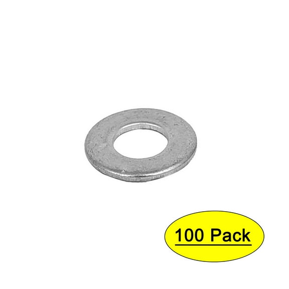 M3x7mmx0.5mm 316 Stainless Steel Flat Washers Gasket Fastener 100pcs