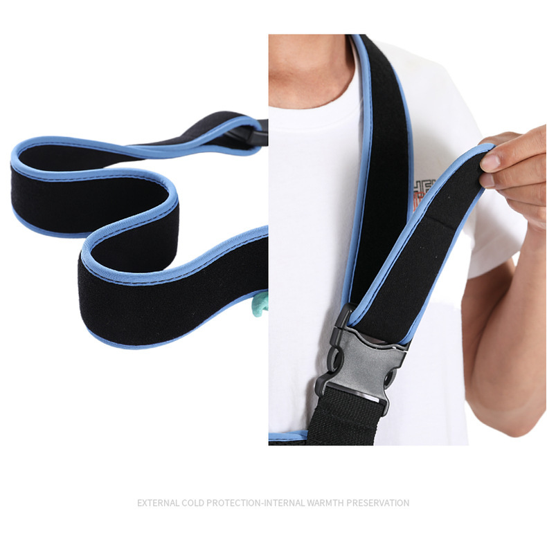 Arm Sling Shoulder Immobilizer for Women and Men,Adjustable Shoulder Sling for Torn Rotator Cuff Brace,Fits Left or Right,for Shoulders,Arm,Wrist,Elbow,and Clavicle Injury (1, Blue)