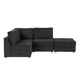 thumbnail image 1 of Sala Modular Esquinera con Taburete 3 Plazas Dicasa Versa Negro, 1 of 9