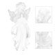 thumbnail image 3 of Estatua De ángel, Mini Estatua, Adorno Para El Hogar, Estatua De ángel De Resina De Estilo Retro Nórdico Para Decoración Del Hogar ANGGREK Descripción de la referencia, 3 of 5