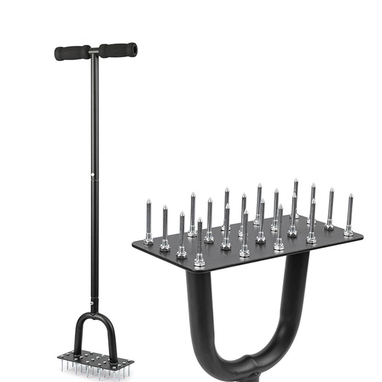 Sturdy Manual Garden Aerator With Rust Resistant Layer For Ground Penetration And Outdoor Maintenance