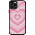thumbnail image 1 of FYBTO for Cute Phone Cases Aesthetic Pink Heart Phone Case Protective Compatible with iPhone 13 Pro Max, 1 of 3