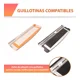 thumbnail image 3 of Repuesto Navaja 2 Piezas De Guillotina Modelo A500, 3 of 7