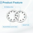 thumbnail image 3 of 20Pcs SAE 7/16" 304 Stainless Steel Internal Tooth Lock Washer, 3 of 6