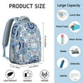 thumbnail image 6 of Vintage Boho College Backpack - Stylish Tribal Daypack with 17" Laptop Sleeve | Spacious for Textbooks, Water-Resistant for Durability, 6 of 6
