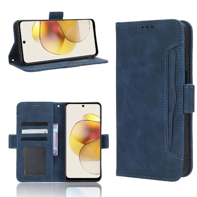 Funda Tipo Billetera GANGXUN para Motorola MOTO G73 5G – Tapa Flip con Tarjetero