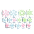 thumbnail image 1 of Xihbxyly Ofertas Del Día de Hoy Pegatinas Luminosas de Copos de Navideños, Pegatinas de Pared para Decoración, 12 Unidades, 1 of 7