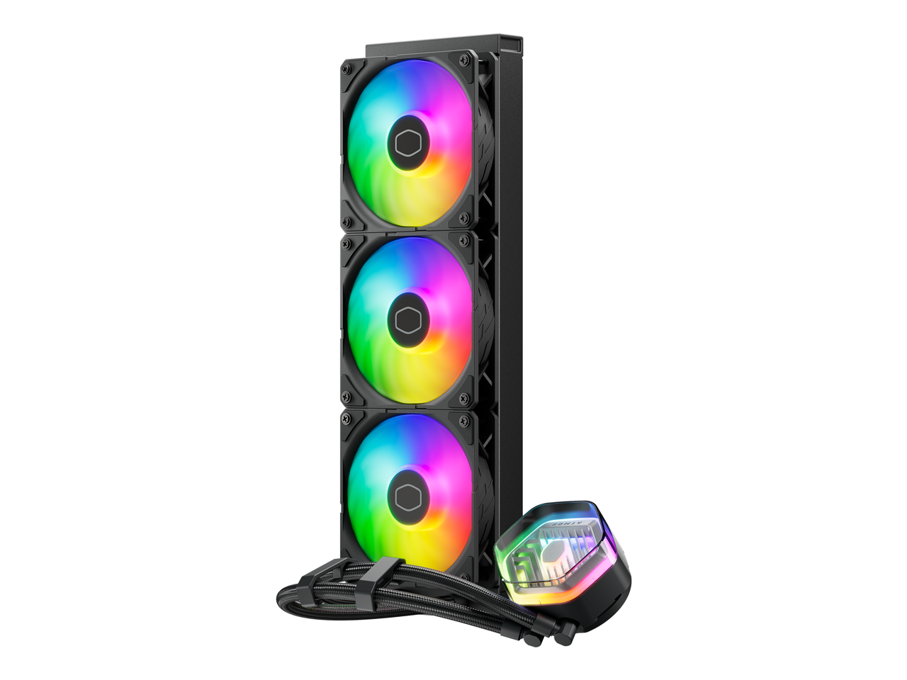 Cooler Master MasterLiquid 360 Atmos ARGB, Sickleflow Edge