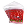thumbnail image 1 of 50/100 Uds 10x1 0cm Bolsas de dulces de Navidad Santa Claus refrigerio de galletas comida bolsa de regalo embalaje Navidad Suministros De Decoración De Navidad, 1 of 4
