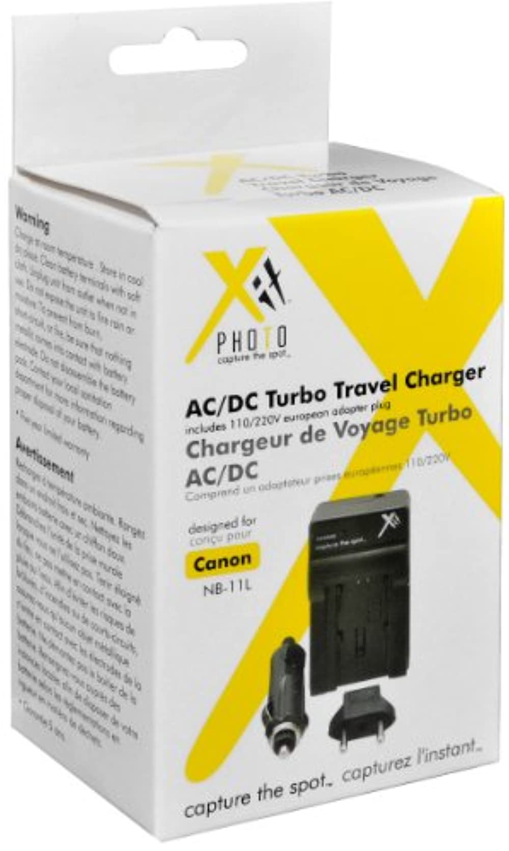 XIT worldwide AC/DC travel charger 110-220V F/CANON NB-11L - image 2 of 2
