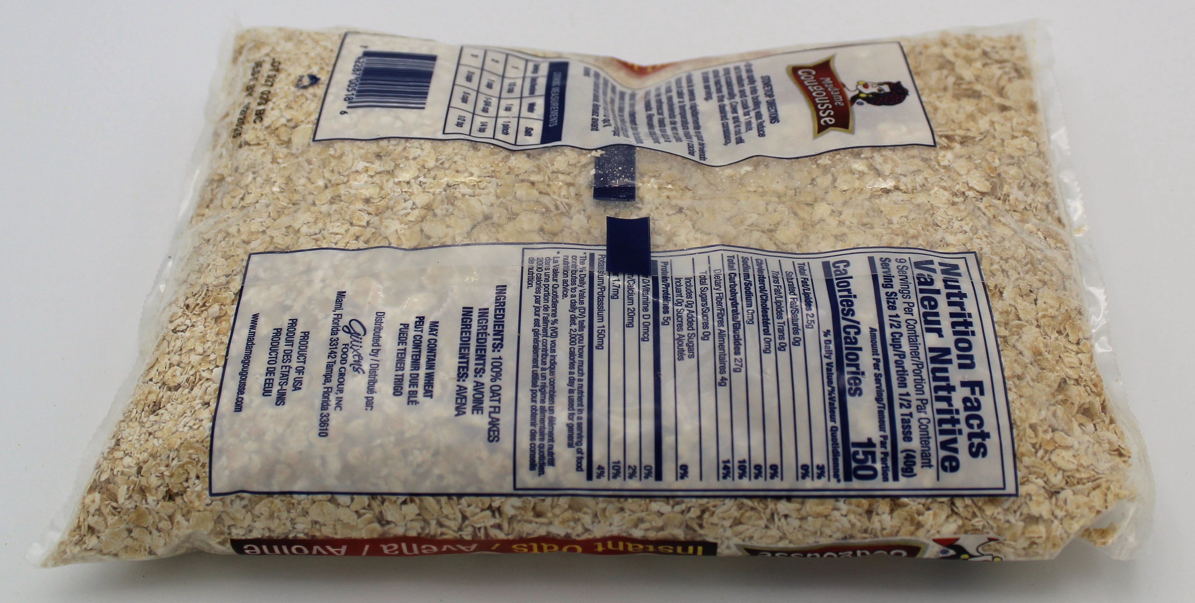 MG Instant Oats, 14 oz