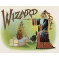thumbnail image 2 of Halloween 24x20 Black Ornate Wood Framed with Double Matting Museum Art Print Titled - Wizard, 2 of 4