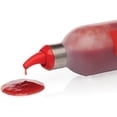 thumbnail image 4 of Botella de plástico para salsa, juego de 4 piezas de 450 ml (ideal para almíbar, salsa de tomate, barbacoa, condimentos, salsas, manualidades, talleres, almacenamiento y más) KT30, 4 of 5