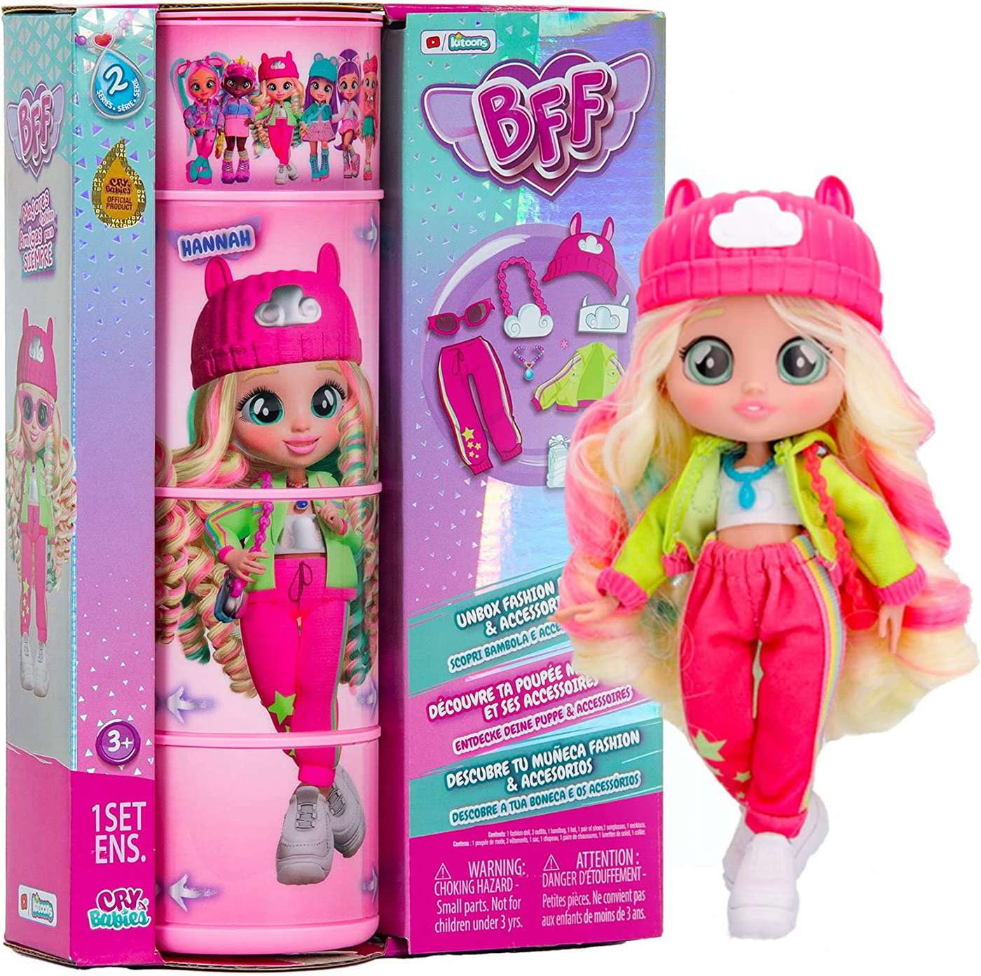 BFF by Cry Babies Katie 8 inch Fashion Doll for Girls Ages 4 BFF by Cry Babies Katie 8 inch Fashion Doll for Girls Ages 4