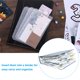 thumbnail image 4 of Uxcell A7 Binder Pocket, 24 Pack PVC 6 Holes Binder Pouch for 6-Ring Notebook Binder, Clear, 4 of 5