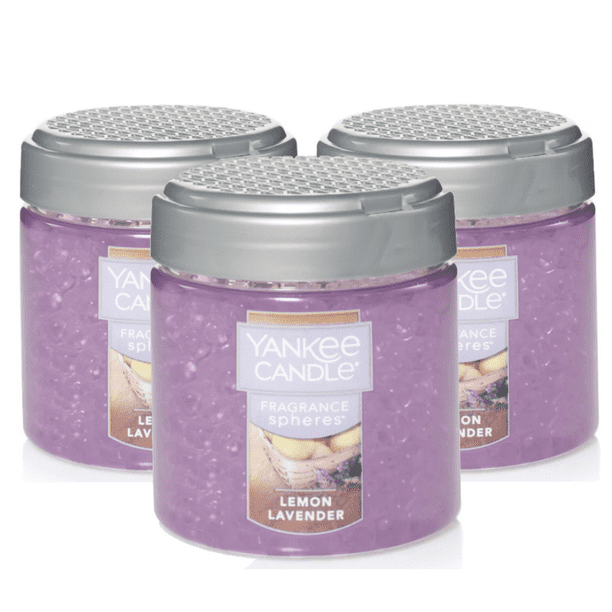 Yankee Candle Air Freshener Lemon Lavender Fragrance Spheres (Pack of 3