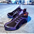thumbnail image 1 of Nike Shox Sneakers Women 9 "Navina" Running Shoes Black Iridescent Purple Street, 1 of 6