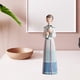 thumbnail image 3 of Adorno de escultu resina de estatua de niñas para estantería de Azul Zulema estatua de las niñas, 3 of 8